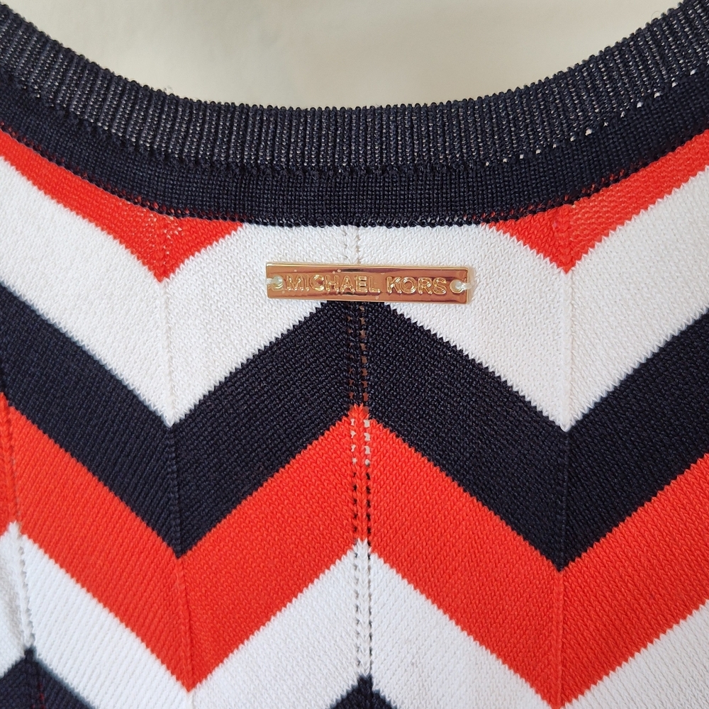 Michael Kors Chevron Knit Dress - Picture 5 of 6
